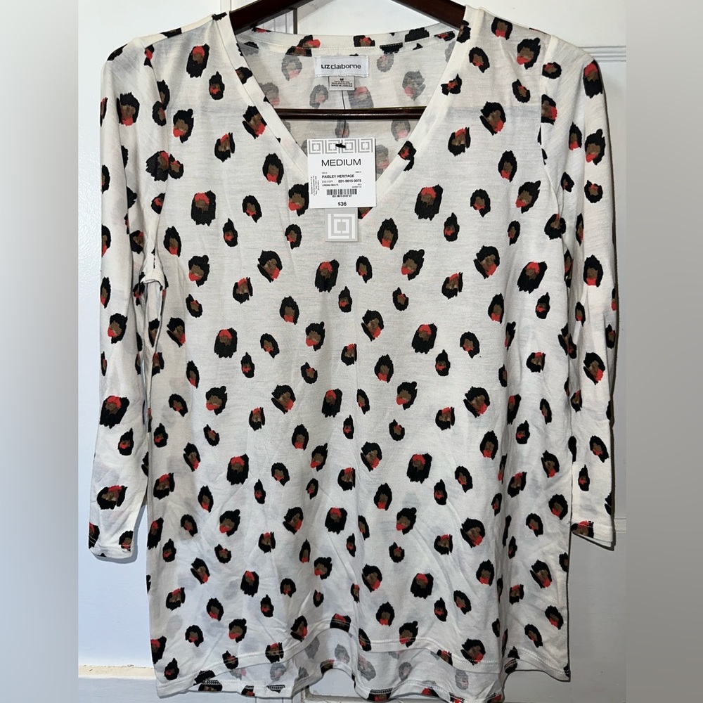 Liz Claiborne Women’s Medium Paisley Heritage Blouse